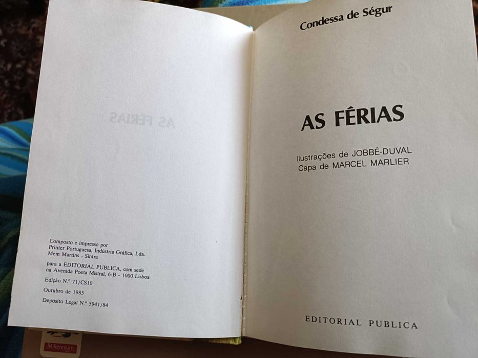 As Férias, de Condessa de Ségur
