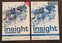 INSIGHT - Pre-Intermediate - Workbook & Student's Book