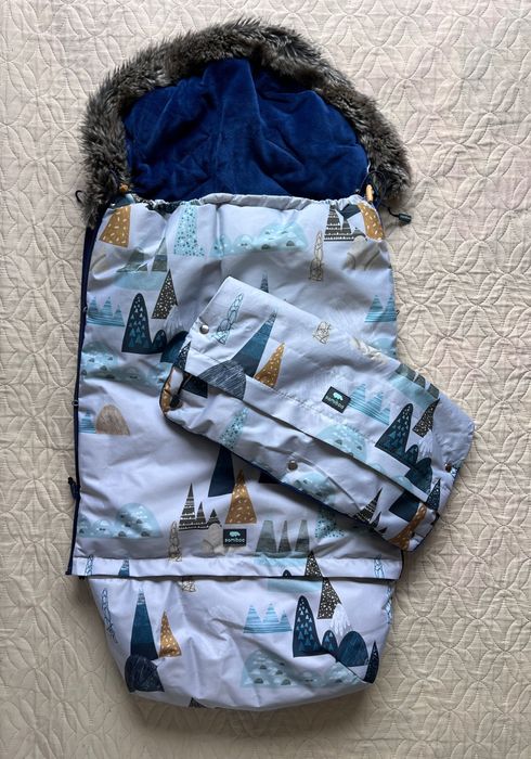 Śpiworek zimowy Samiboo SUPERB Eskimo i mufka