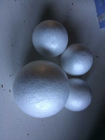 bolas de esferovite com 10 cm ou 15 cm
