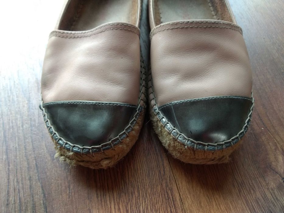 Skórzane Półbuty Espadryle 38 Macarena