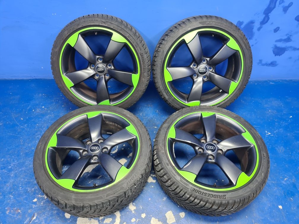 KOMPLET kół rotor 7.5x18' cali ET51 opony zimowe AUDI A3 S3 8V OEM