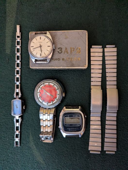 Ретро годинники ремешки часы ретро винтаж ссср