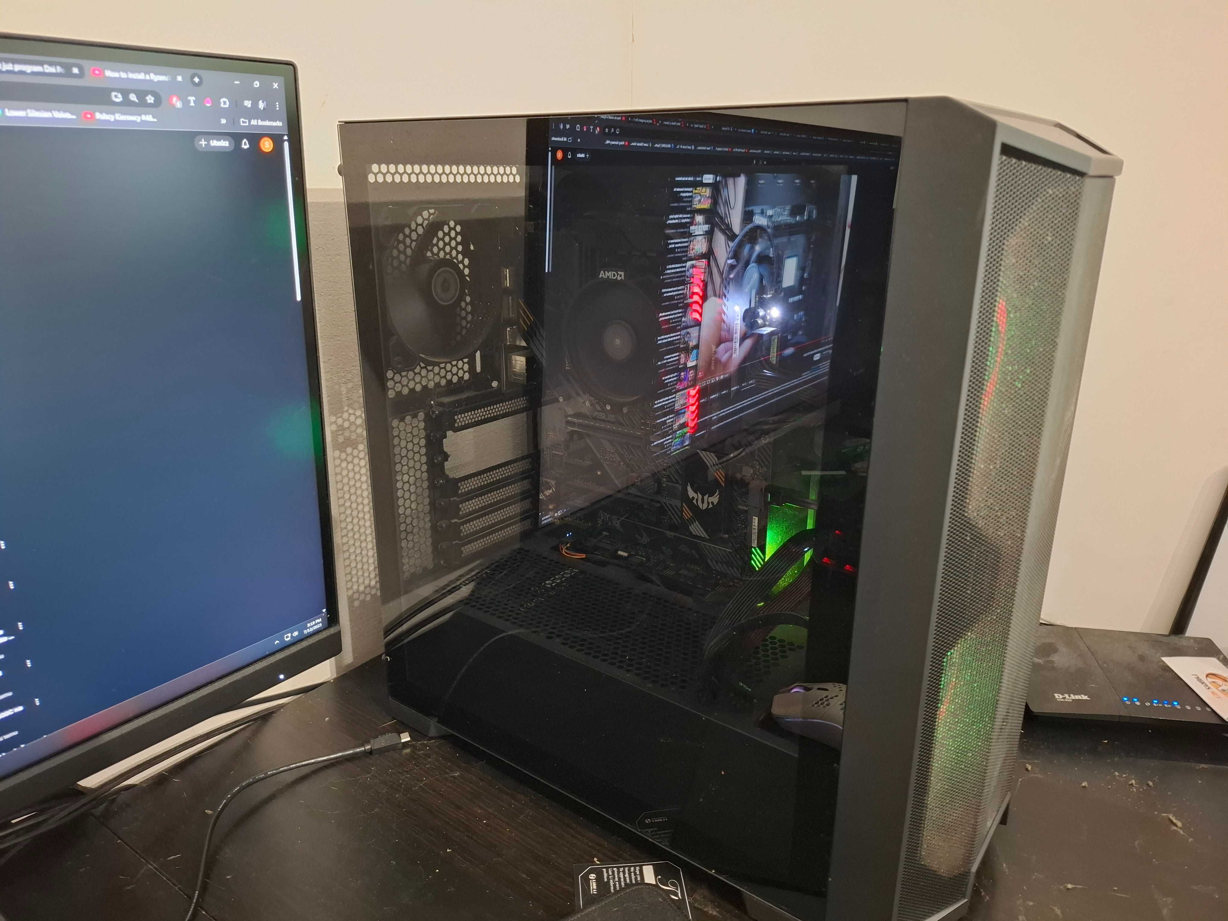Komputer PC BAZA Ryzen 3600 /16Gb Ram/ ASUS B550 / Dysk 250 bez GPU