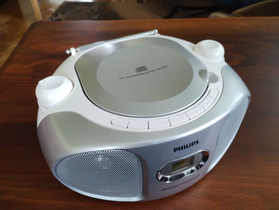 Philips AZ102S boombox radio i odtwarzacz płyt CD