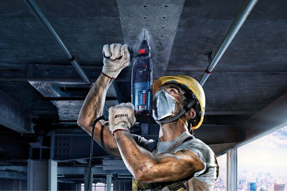 BOSCH MŁOTOWIERTARKA SDS-Plus GBH 240 wiertarka z walizką MOCNA 790 W