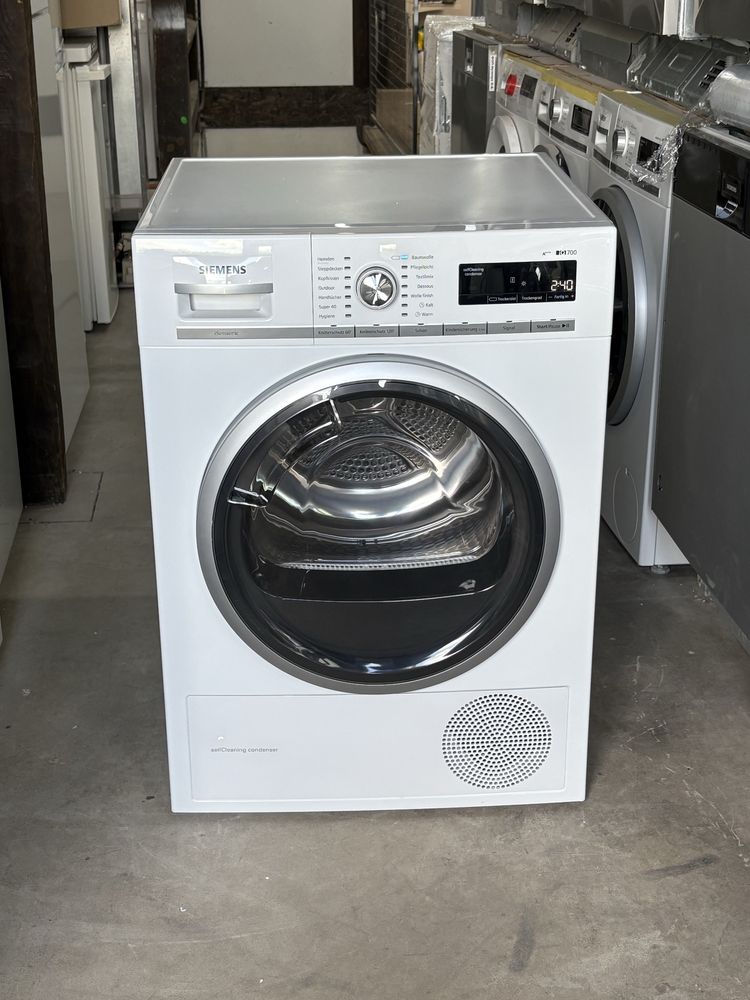 Сушильна машина Siemens iQ700 9 кг, тепловий насос, преміум клас