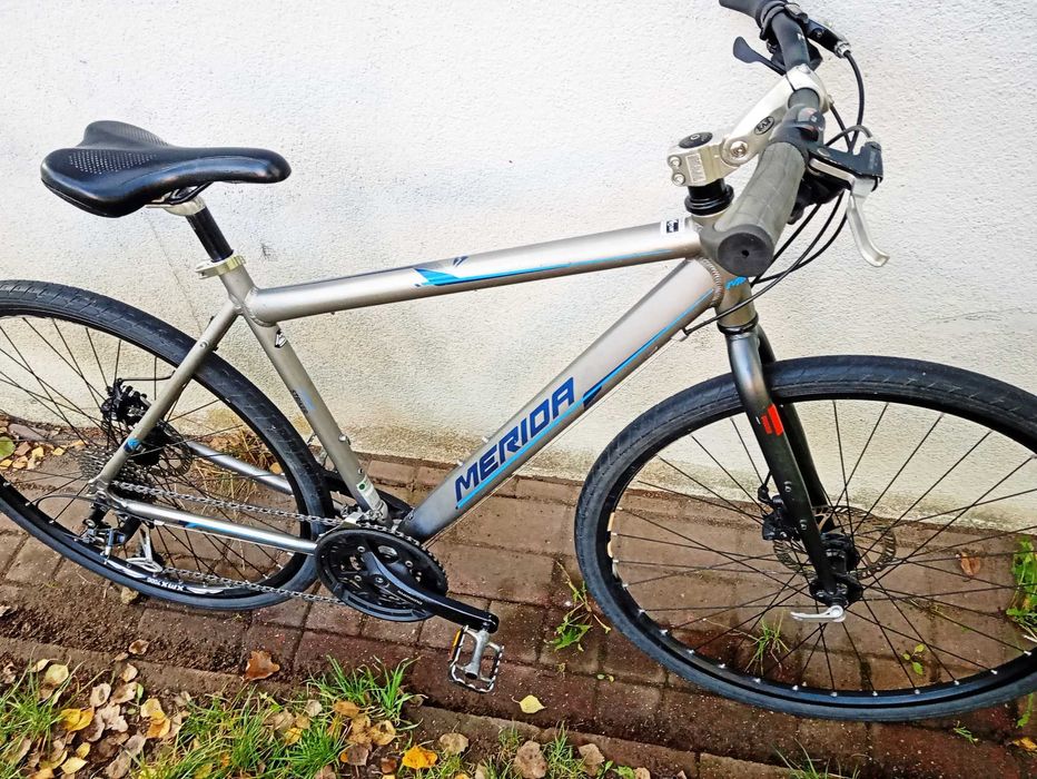 rower crossowy 28 cali Merida aluminiowy,  po serwisie 3x9 lekki 13 kg