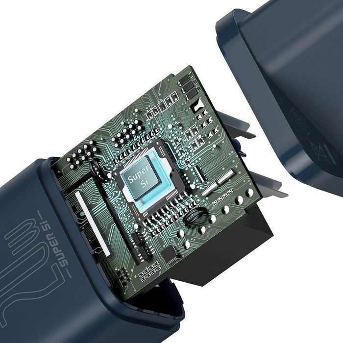 Baseus Super Si 1C szybka ładowarka USB C 20W PD + kabel Lightning 1m