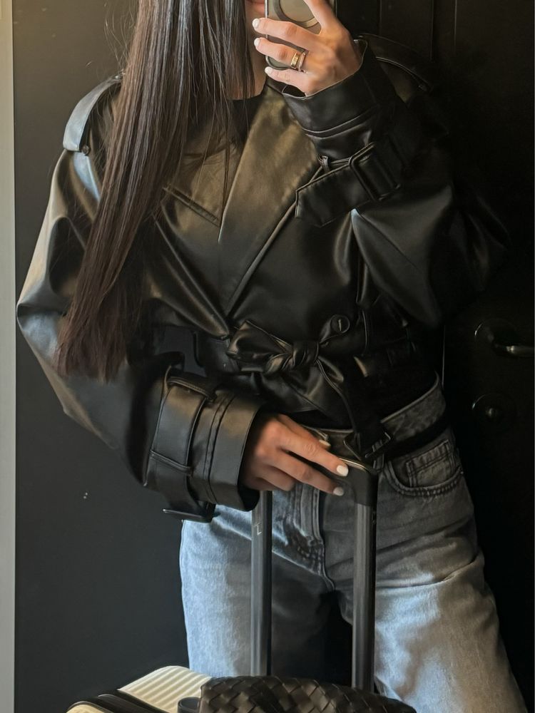 Косуха zara кожанка zara