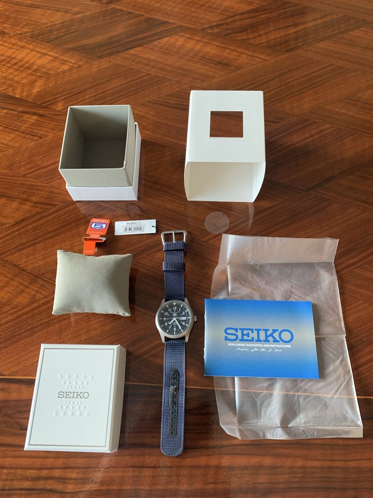 Relógio Seiko automático, 5 Sports - como novo
