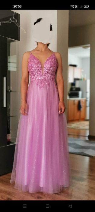 Sukienka długa wieczorowa na wesele