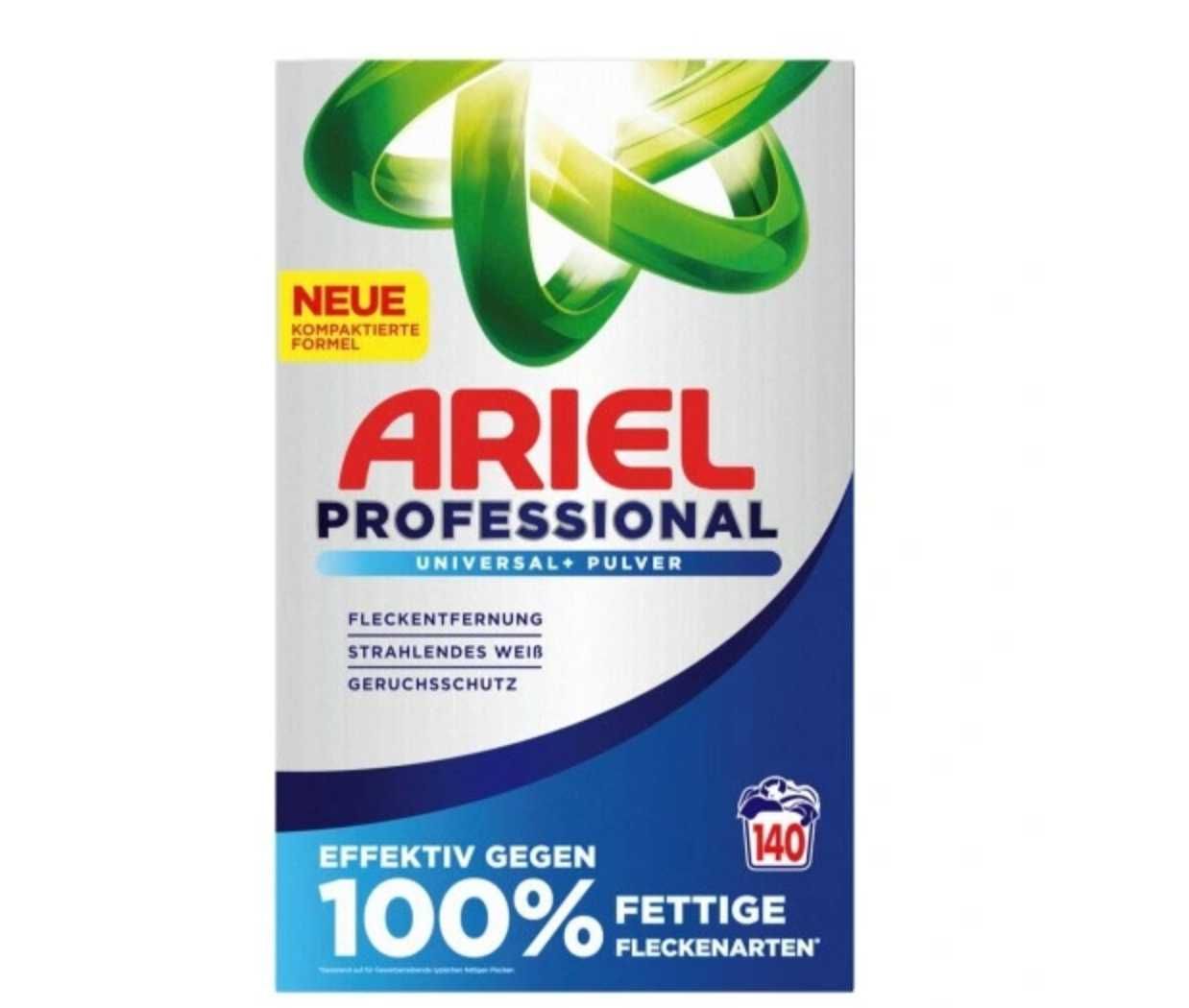Ariel Prof Universal 7,7 kg, Proszek do prania, 140 pr, z Niemiec
