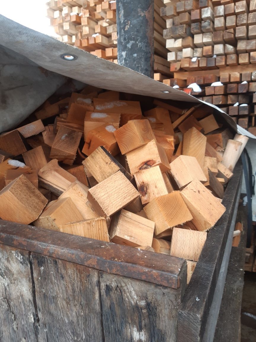 Drewno opałowe bukowe odpady SUCHE