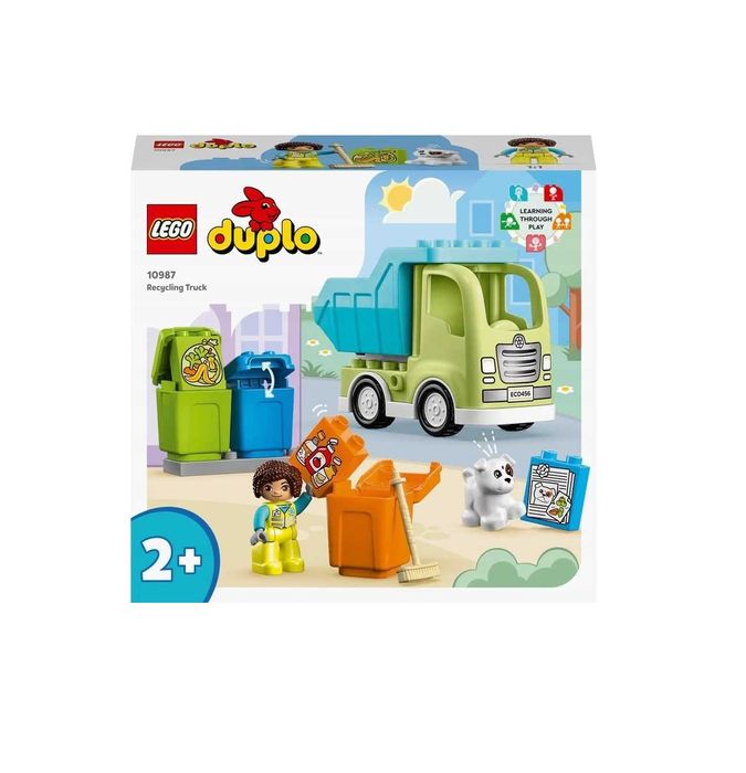 LEGO DUPLO 10987 Ciężarówka Recyklingowa Klocki 2+ Zestaw *NOWE*