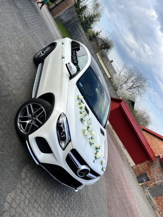 Auto do Ślubu MERCEDES GLE 400 Panoramiczny Dach, biała perła