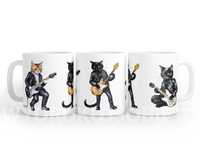 Kubek z kotami Kocia Kapela specjalnie dla miłośników muzyki i kotów!