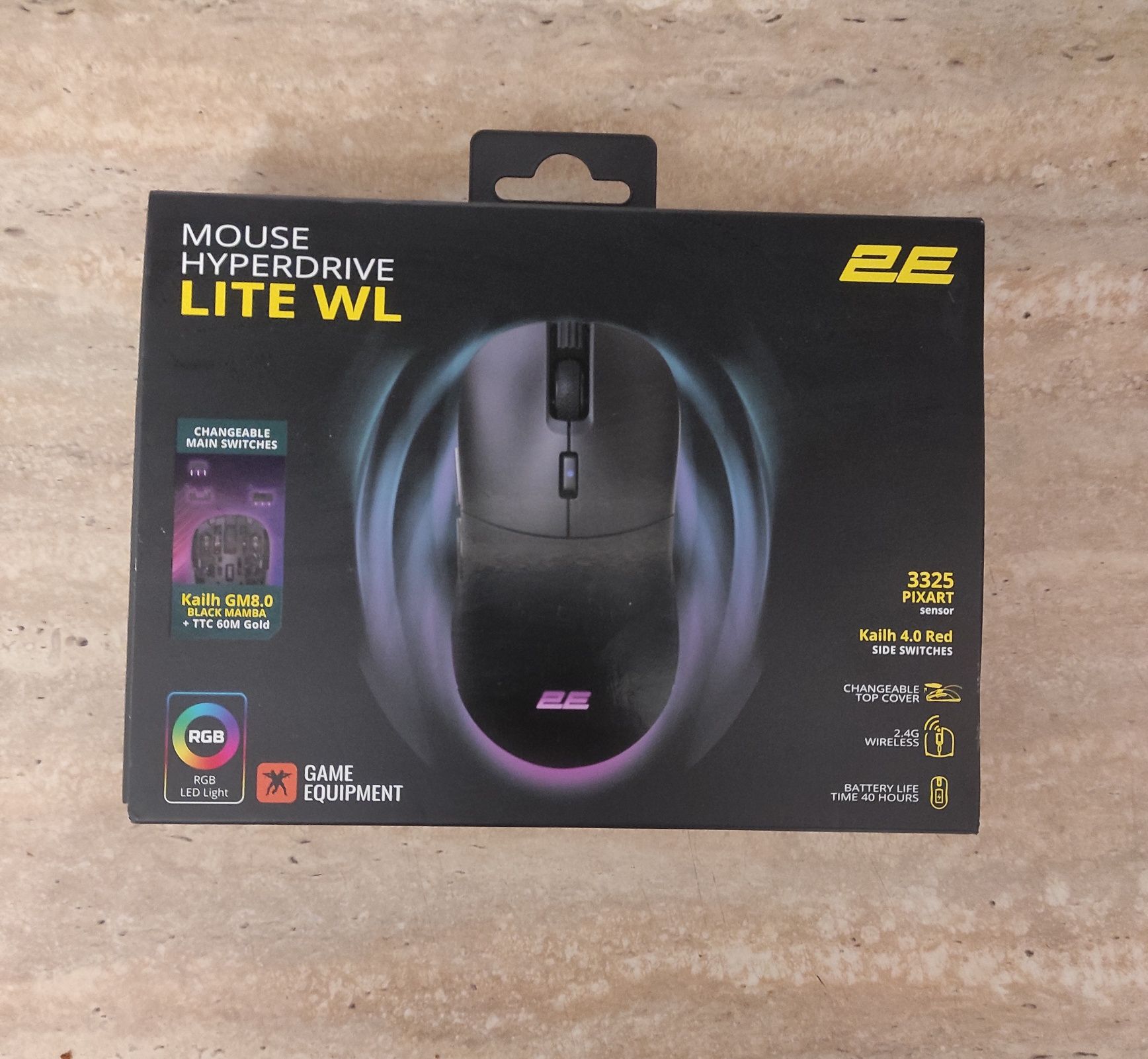 Беспроводная игровая мышь 2E Gaming Hyperdrive Lite Wireless