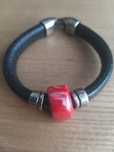 Bransoletka handmade czarna