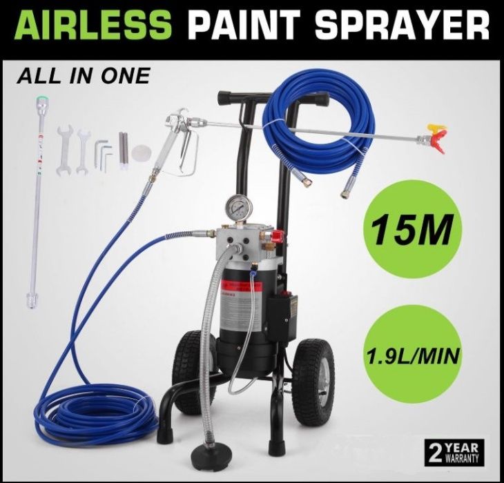 Pintura Sistema Airless, Pulverizador de tintas a alta pressão.