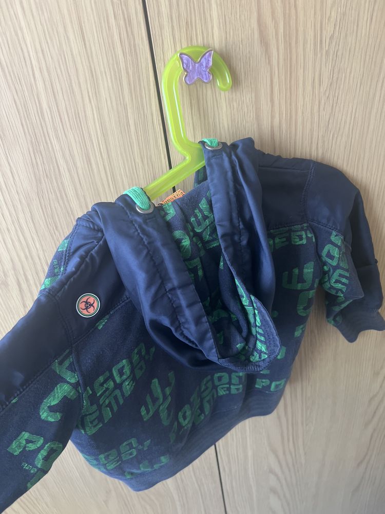 Bluza dla chłopca z kapturem rozmiar 92