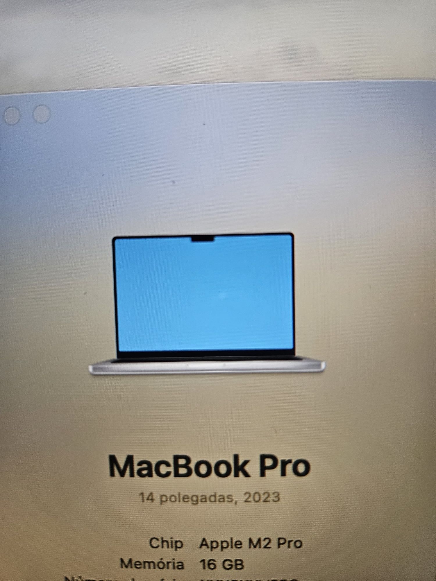 Macbook Pro 14 M2 Pro 2023 16/512 garantia