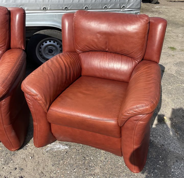 Komplet skórzany możliwy transport