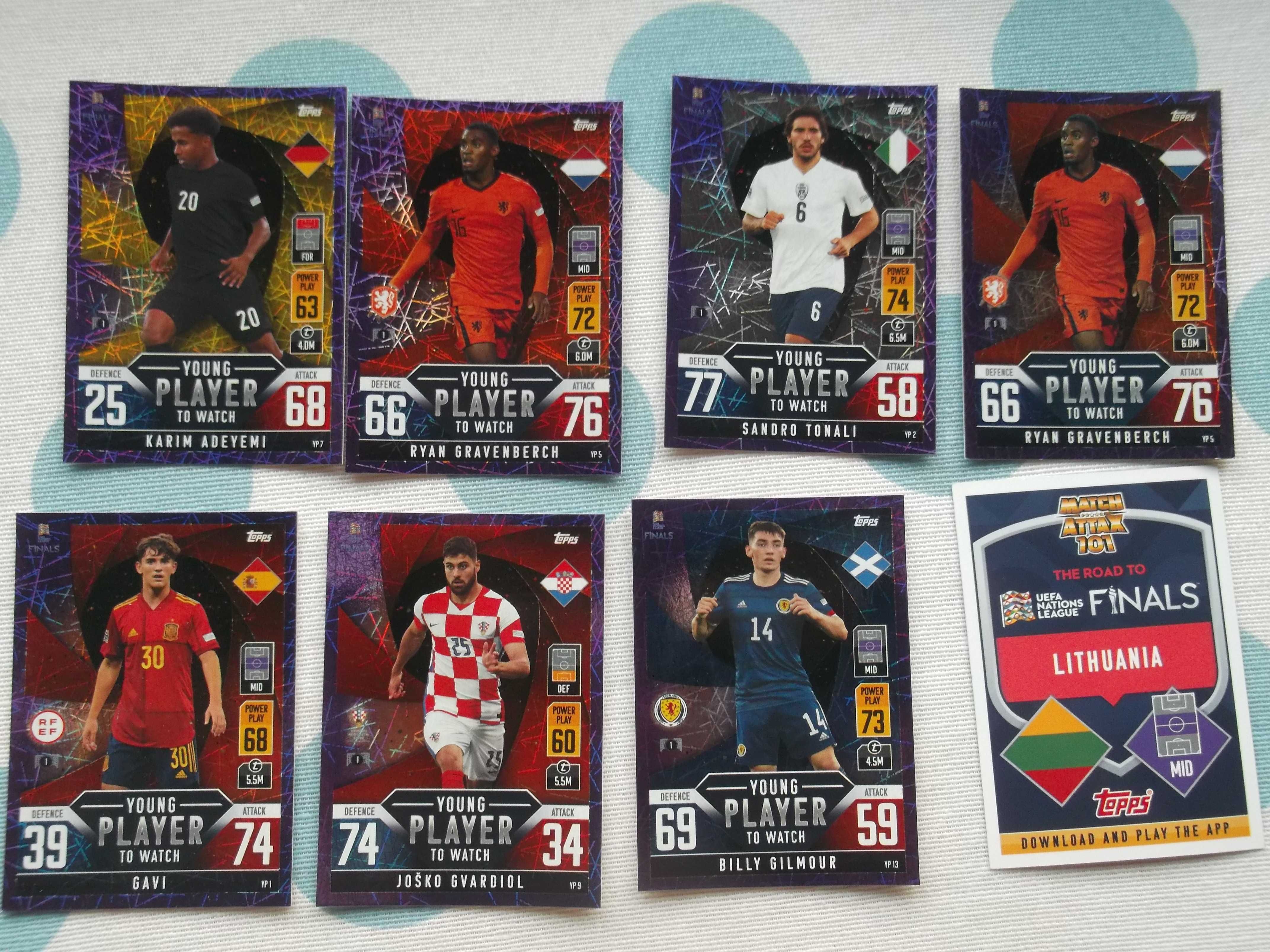 21 Carta da Topps da Match Attas 101