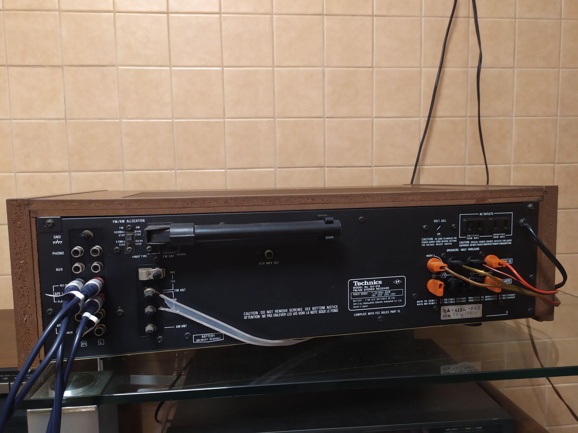 Technics SA 616 made in Japan