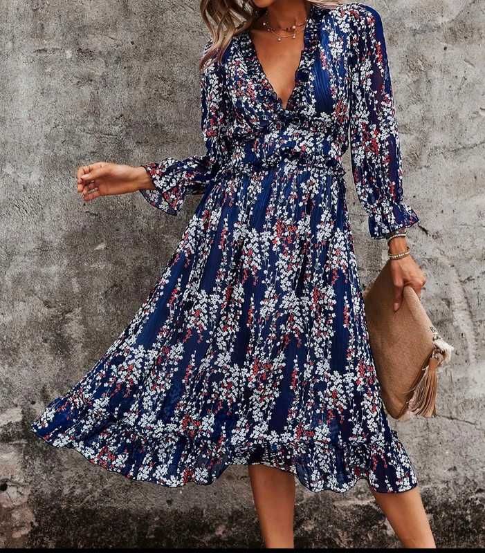 SHEIN sukienka zwiewna boho rozmiar M