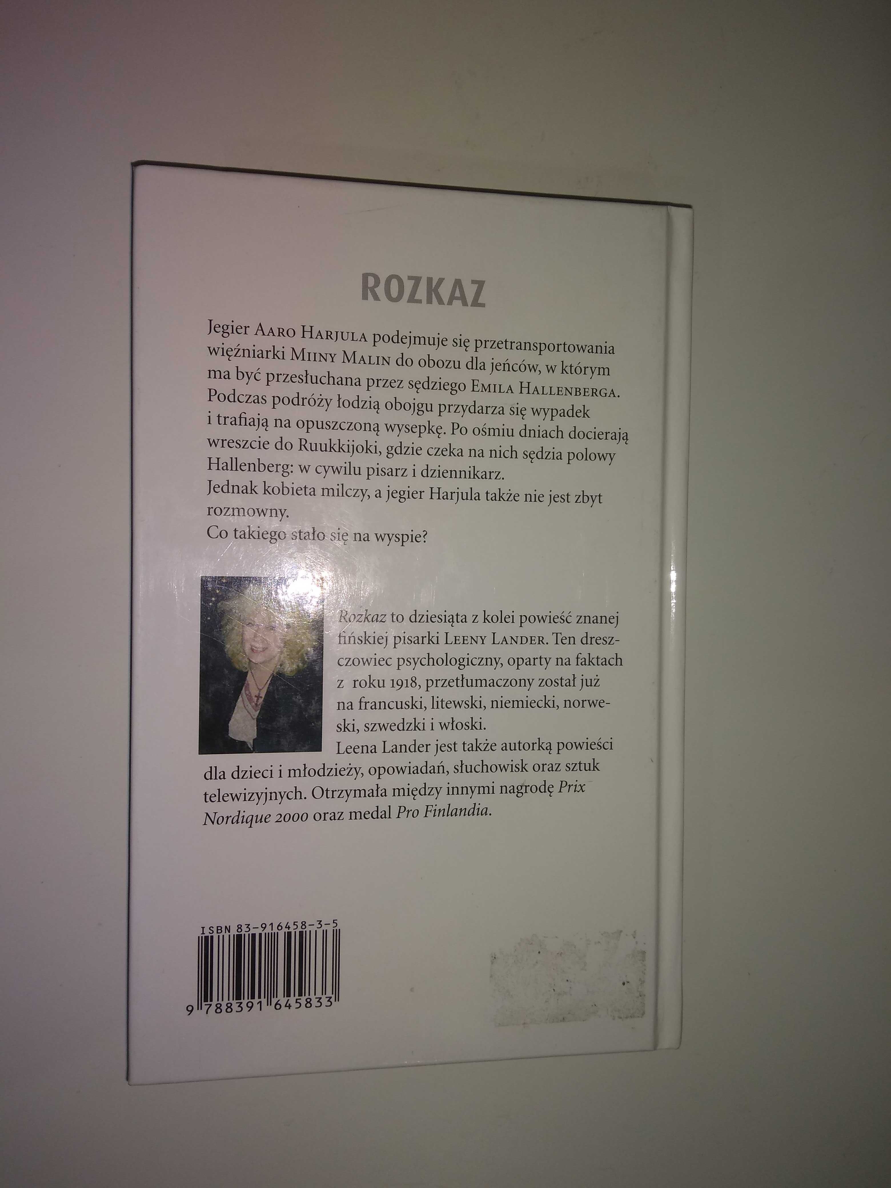 Dobra książka - Rozkaz Leena Lander (P10)