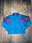 Kolorowa kurtka adidas vintage y2k slavcore wiatrowka dresowa