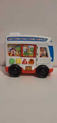 Autobus fisher price sorter pilki sensoryczne