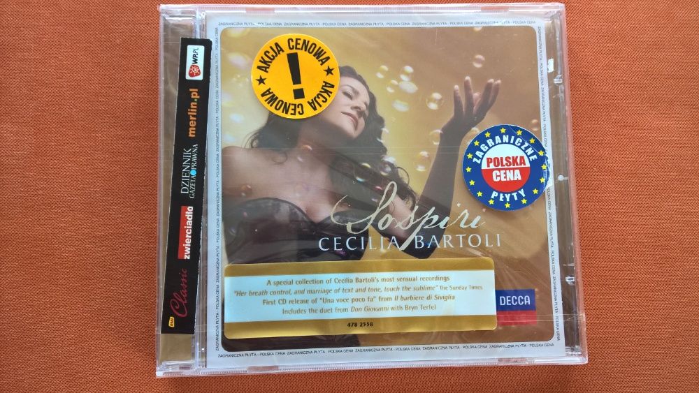 Cecilia Bartoli "Sospiri" CD nowa w folii