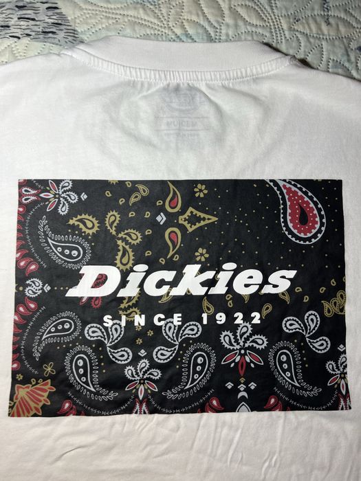 Футболка Dickies M розмір біла big logo