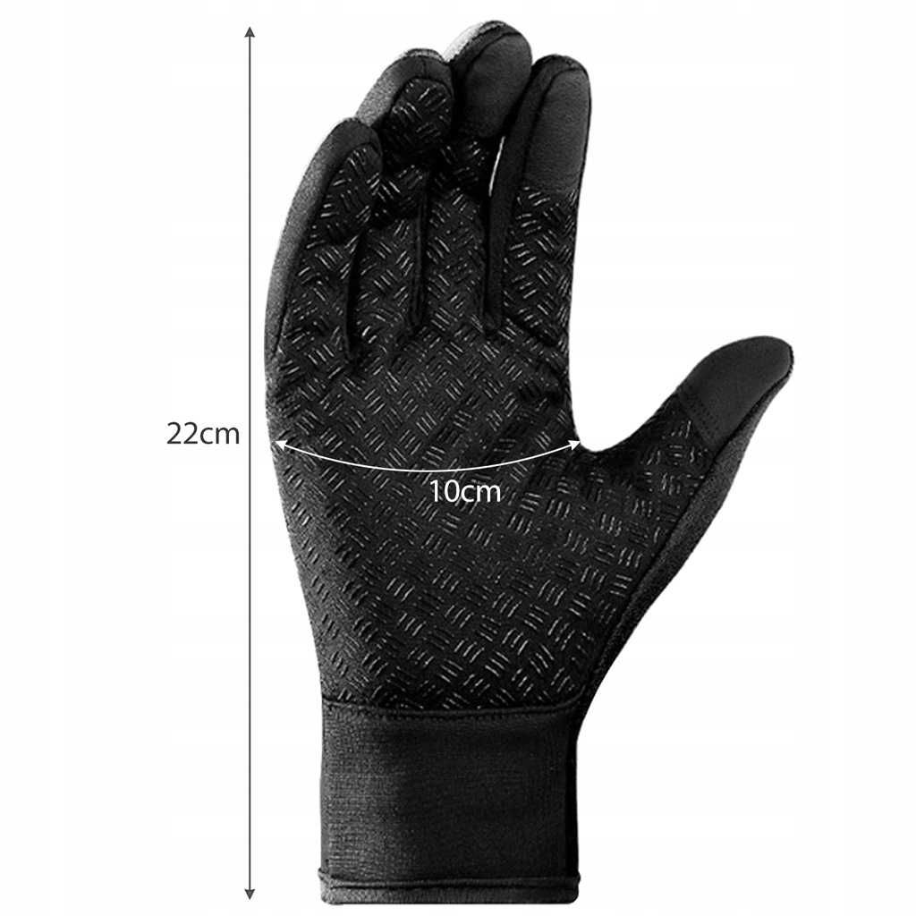 Rękawiczki dotykowe ZIMOWE XL
