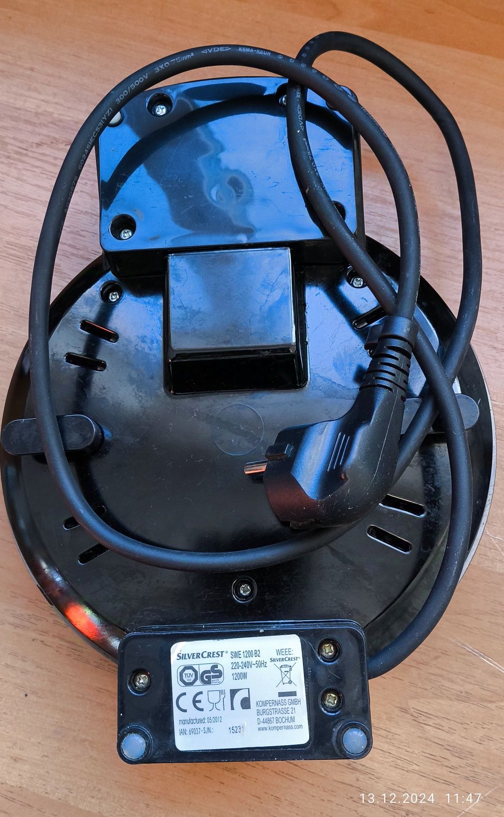 Німецька вафельниця Silver Crest SWE 1200 W. B2.