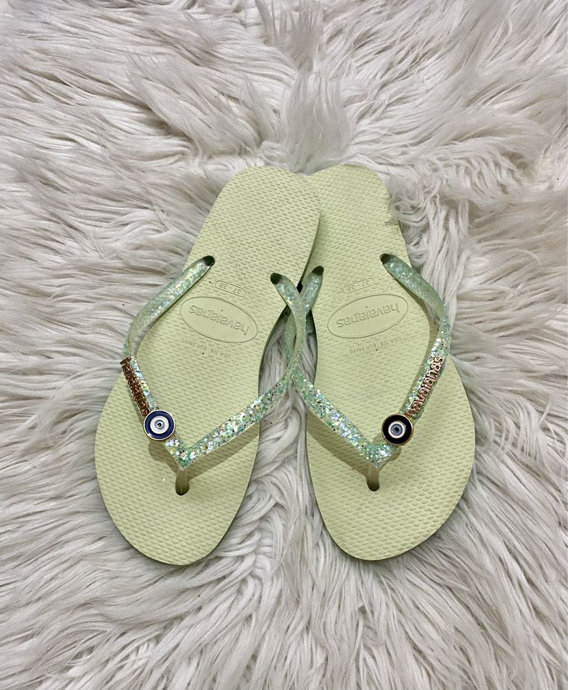 Chinelos Havaianas Olho Turco 37/38