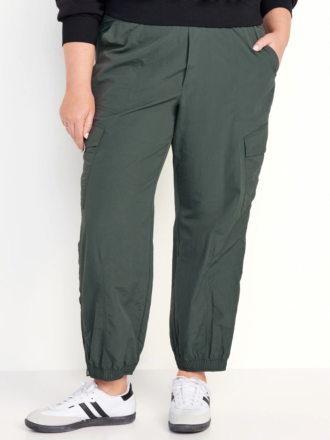 Нейлонові штанці джогери тонкі 58+- OLD NAVY
