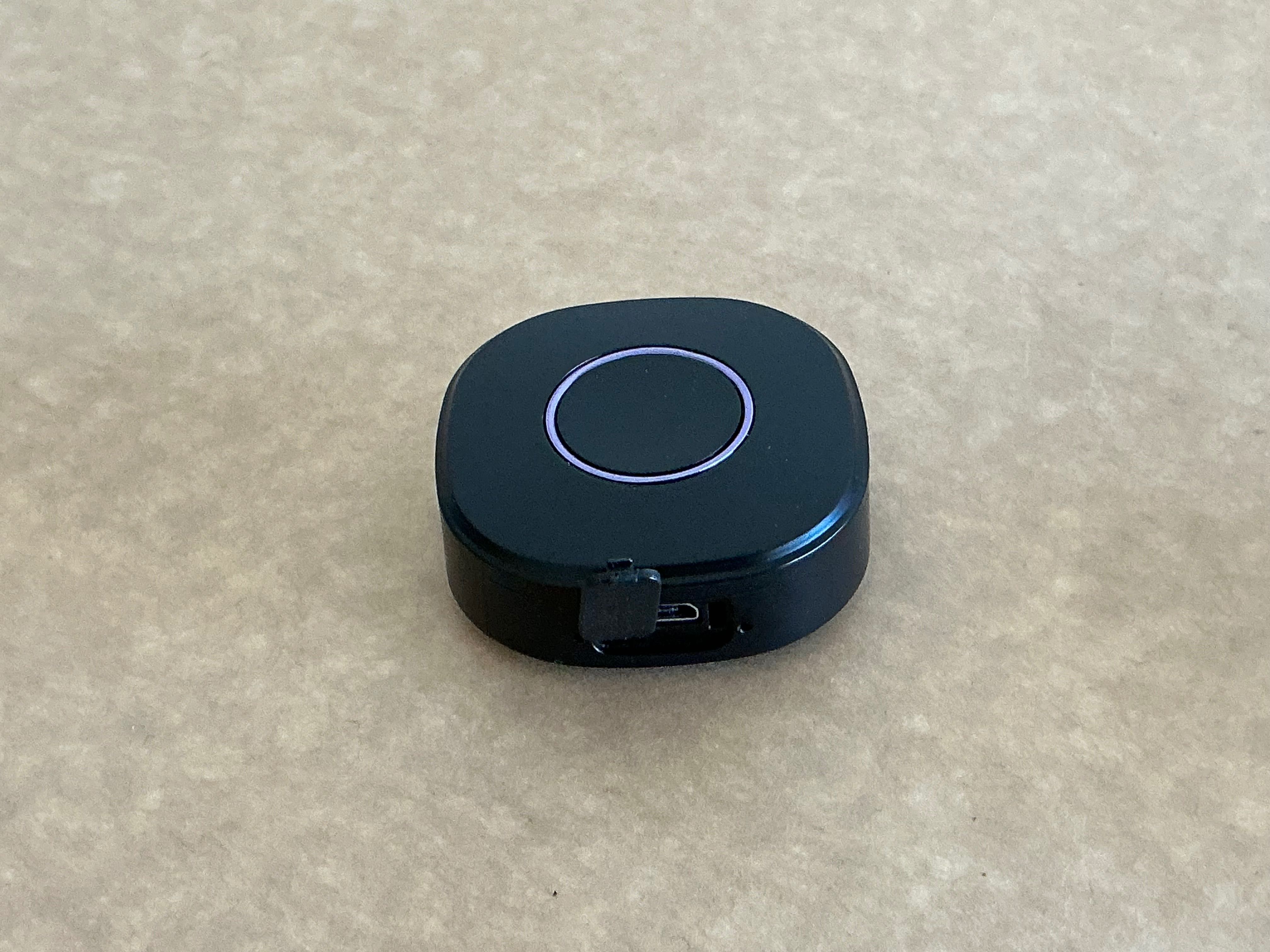Novo! Shelly Button1 Gen3 Preto - Botão Inteligente