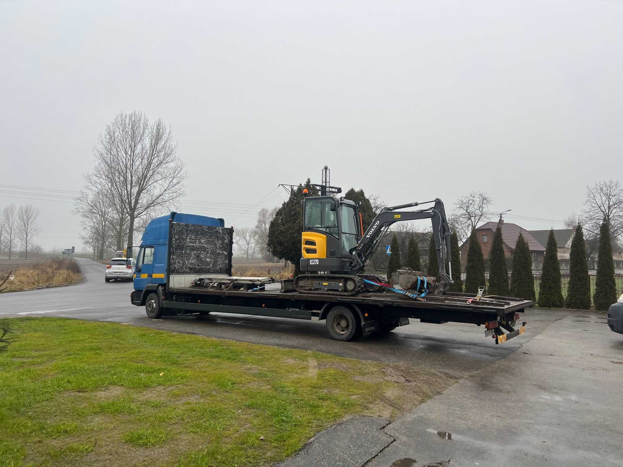 Usługi minikoparką, Przeciski pneumatyczne - kret, Transport