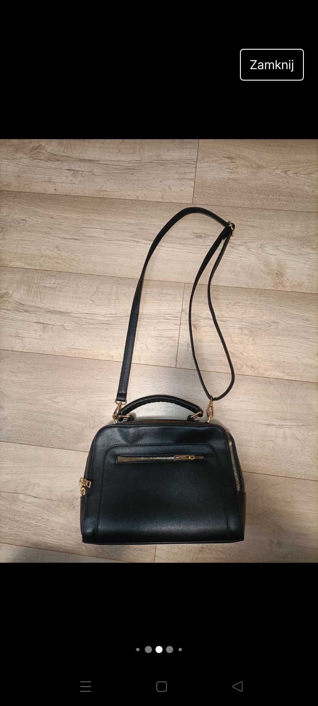 Torebka kuferek czarna elegancka