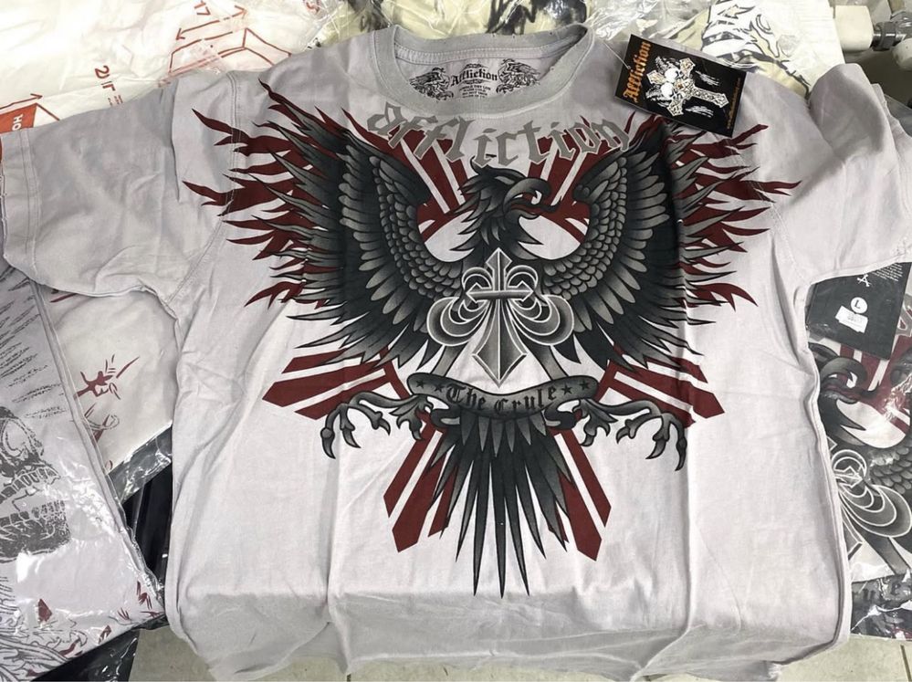 Футболки звери винтаж affliction usa америка