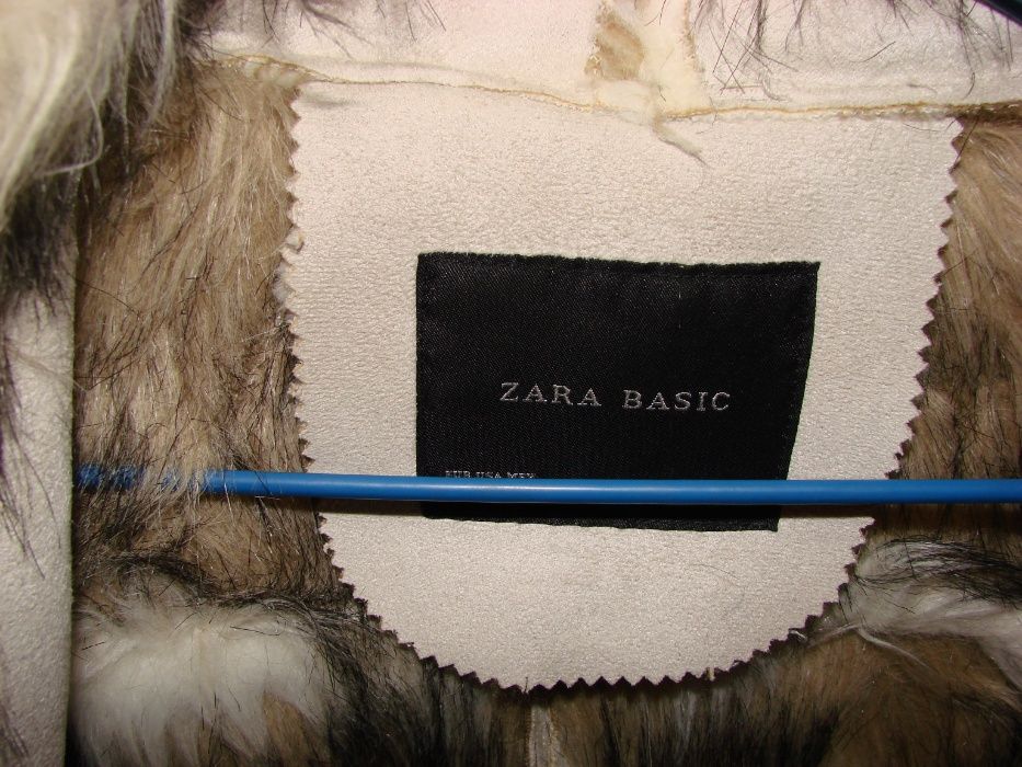 безрукавка меховая женская фирмы ZARA