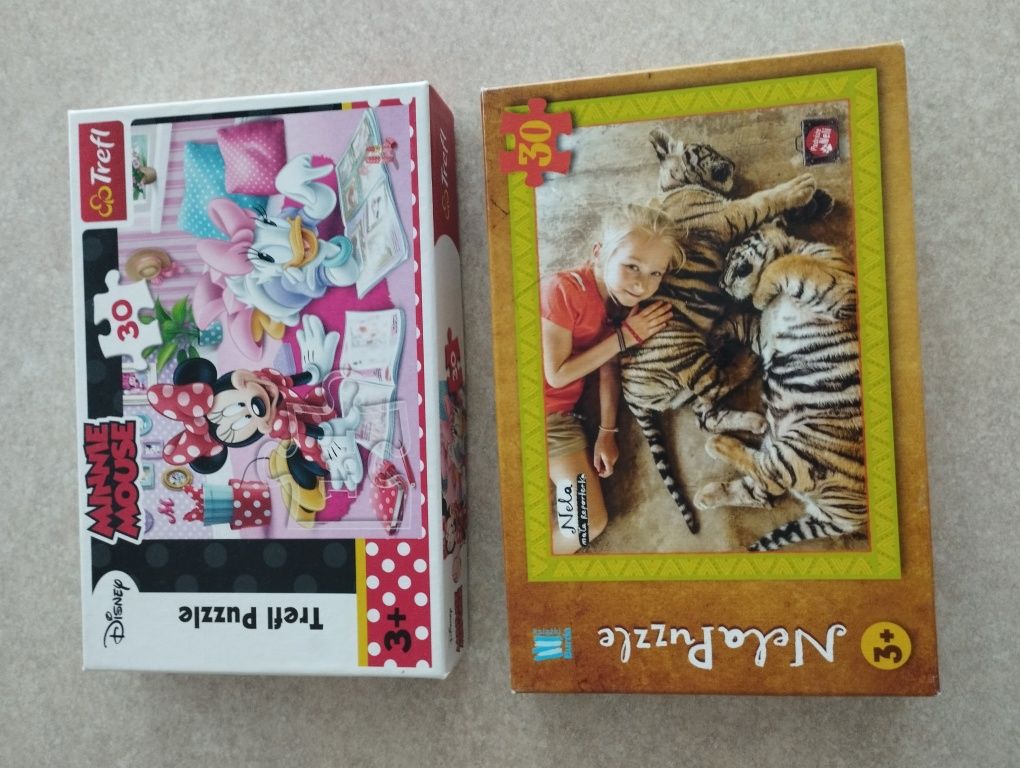Puzzle x 2 dla dziewczynki