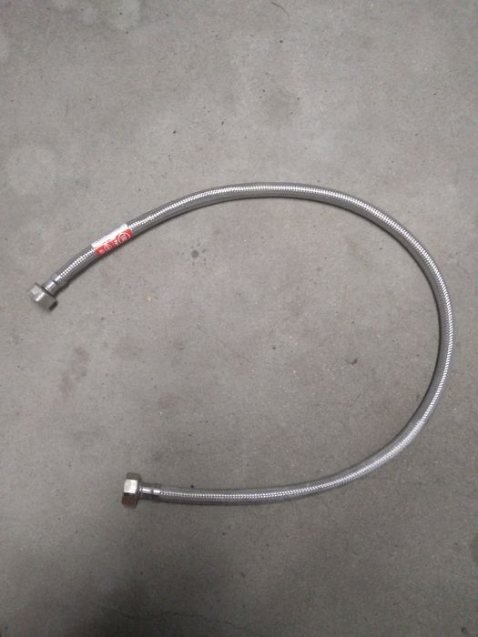 Wąż przyłączeniowy elastyczny 1/2" 80cm stał nierdzewna TUCAI
