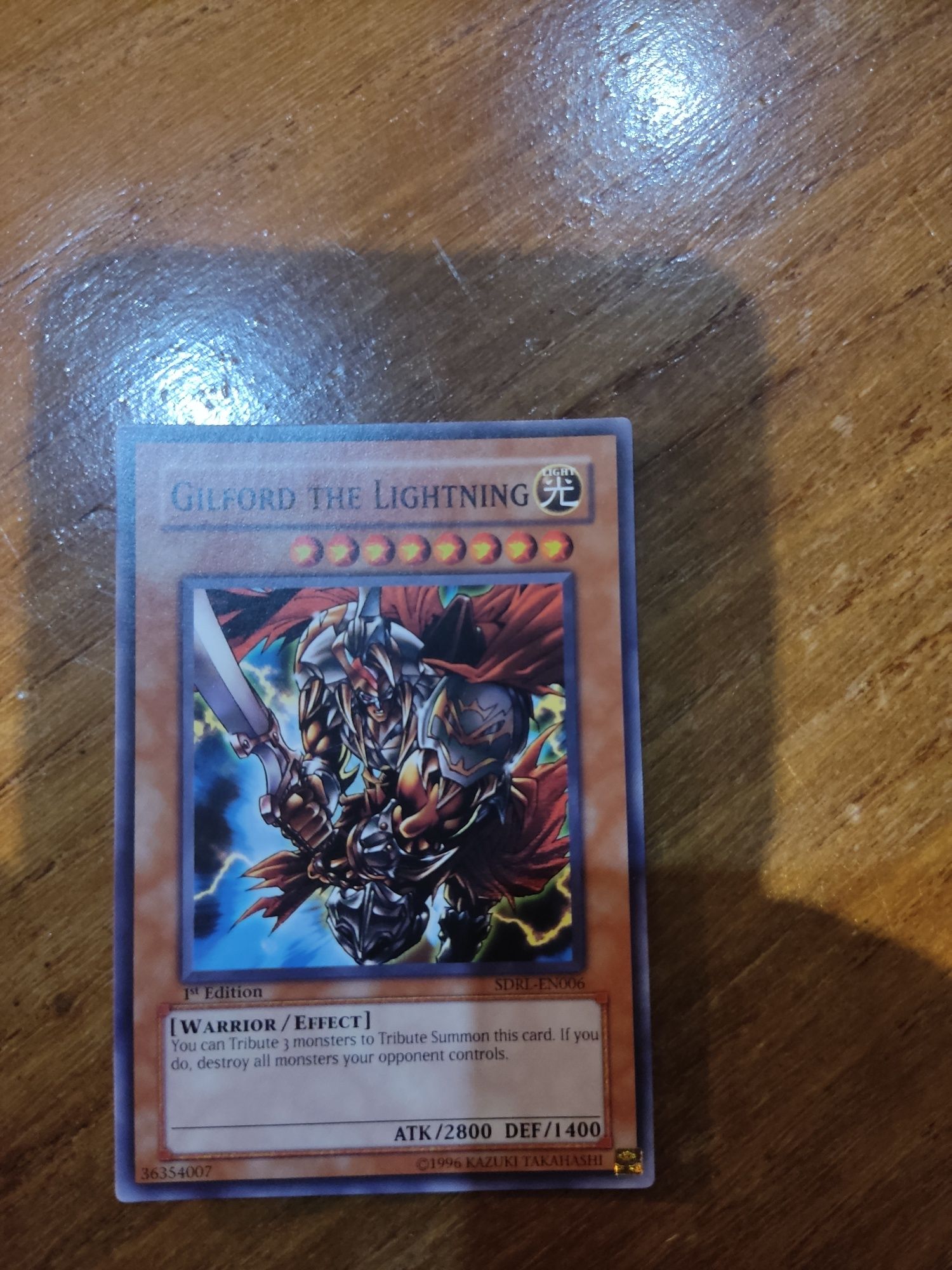 Yu-Gi-Oh Gilford The Lightning