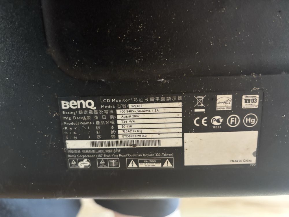 Monitor benq 24”