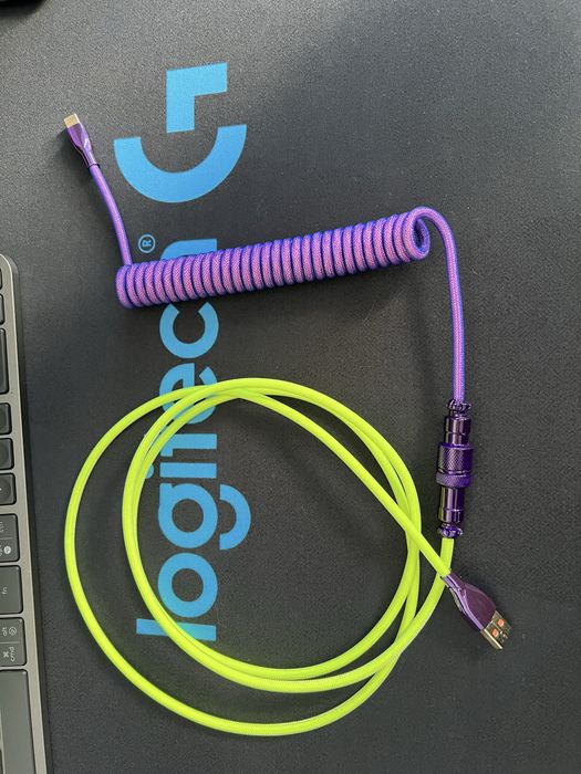 Мишка Hator Quasar 2 Ultra + Поверхня ігрова Logitech+Кастомний кабель