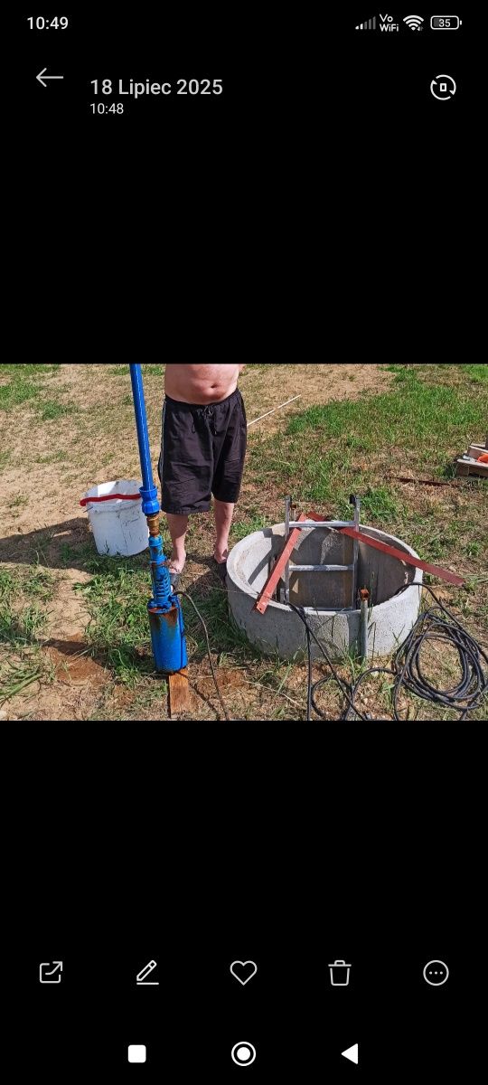 Pompa Sigma evgu 1" 230v do studni kopanej i głębinowej